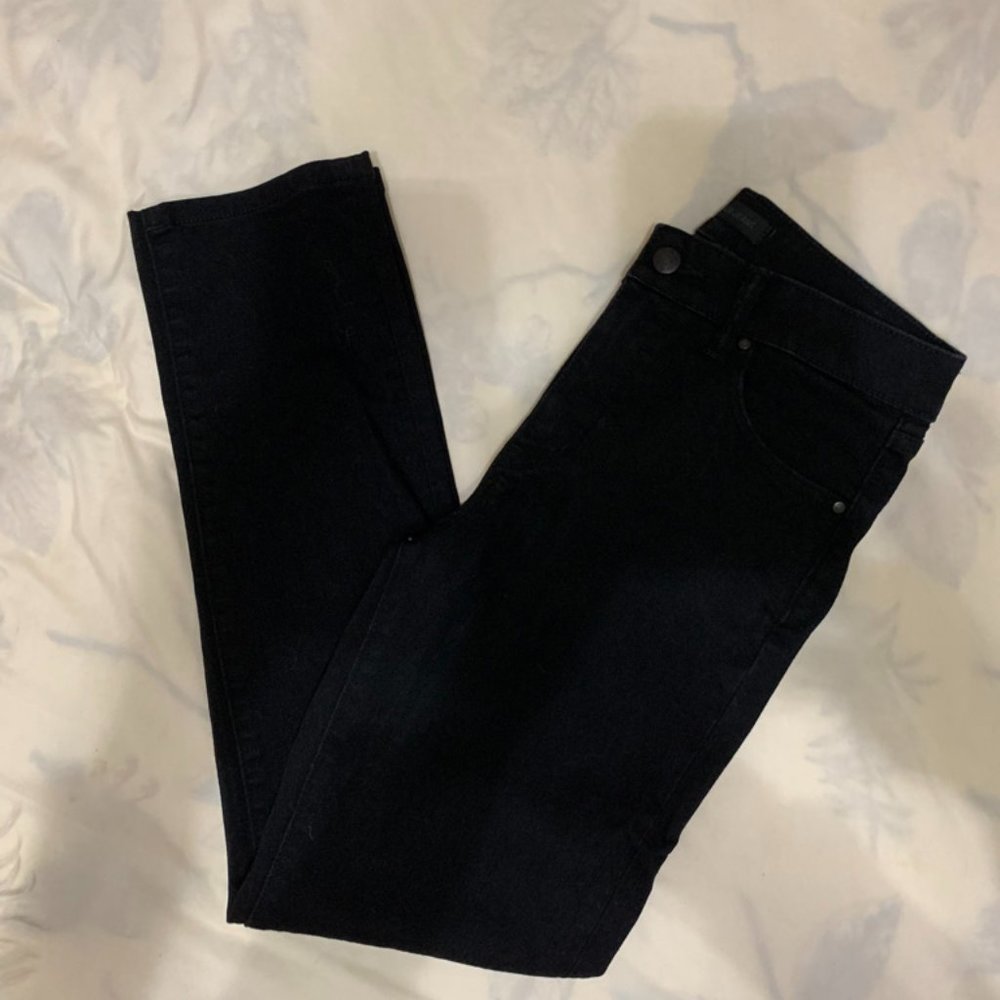 EUC Uniqlo jeans, black, 28" actual waist